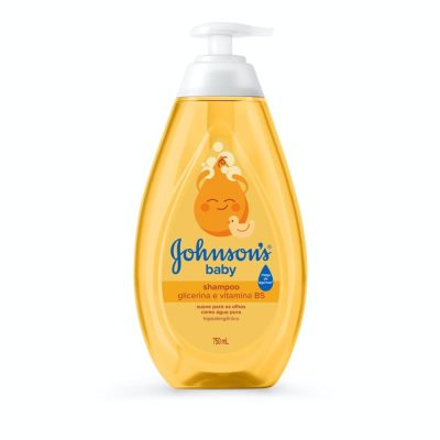 Shampoo de Glicerina Johnson's Baby, 750ml | Hipoalergênico, Testado por Pediatras e Dermatologistas, Fragrância Suave